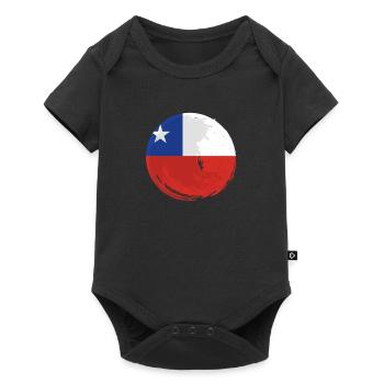 Chile Flag South America Chilean Flag Vintage - Baby Premium short-sleeve bodysuit - black - Front