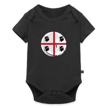 Sardinia flag Sardinian flag Sardegna flag - Baby Premium short-sleeve bodysuit - black - Front