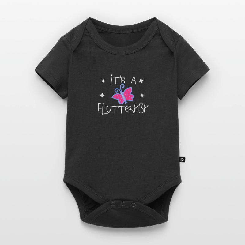It's a flutteryby Baby Premium short-sleeve bodysuit