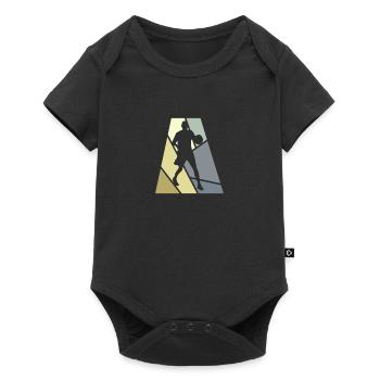 BBall Basketball Hooping - Baby Premium short-sleeve bodysuit - black - Front