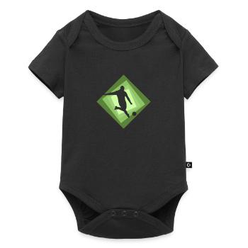 Verteidiger Kicken - Baby Premium Kurzarmbody - Schwarz - Vorne