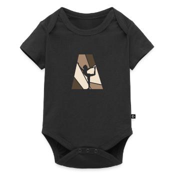 Vinyasa Barre Mantra - Body à manches courtes Premium Bébé - noir - Devant