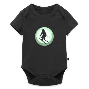 Ski Freeride - Body à manches courtes Premium Bébé - noir - Devant