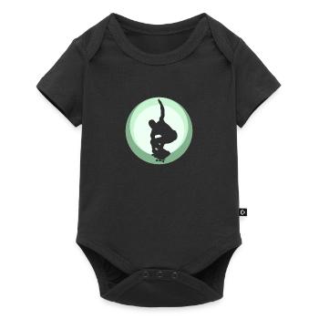 Ollie Skater - Baby Premium short-sleeve bodysuit - black - Front