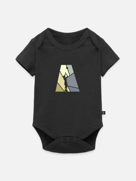 Beachvolleyball Volleyball Beachball - Baby Premium Kurzarmbody - Schwarz