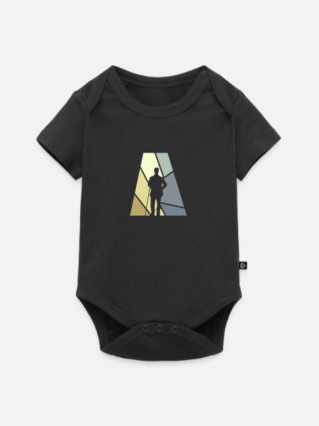 Billard Billardkugel Billard - Baby Premium Kurzarmbody - Schwarz