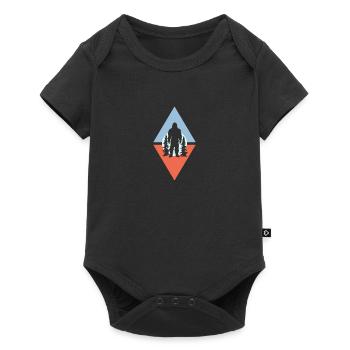 Yeti Bigfoot Big foot - Baby Premium short-sleeve bodysuit - black - Front