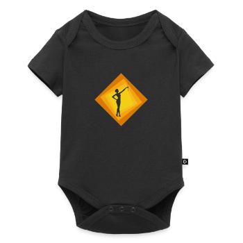 Baton Twirling Gymnastics Gymnastics - Baby Premium short-sleeve bodysuit - black - Front