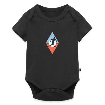 Beach Soccer Beach Soccer Beach Ball - Baby Premium short-sleeve bodysuit - black - Front