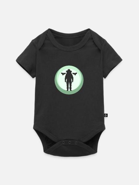 Imker Nektar Nektar - Baby Premium Kurzarmbody - Schwarz