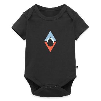 Vegan Avocado Breakfast - Baby Premium short-sleeve bodysuit - black - Front