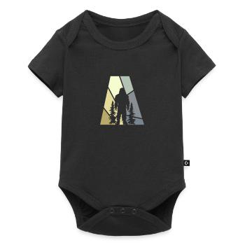 Bigfoot Big foot Bigfoot - Baby Premium short-sleeve bodysuit - black - Front
