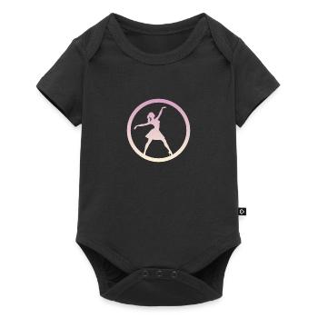 Ballet des ballerines Opéra - Body à manches courtes Premium Bébé - noir - Devant