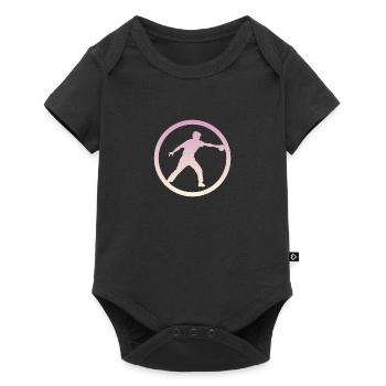 Raquette de tennis de table Joueur de tennis de table - Body à manches courtes Premium Bébé - noir - Devant