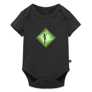 Baton Twirling Gymnastics Dancing - Baby Premium short-sleeve bodysuit - black - Front