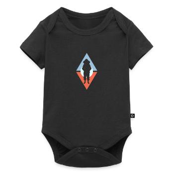 Imker Nektar Bienen - Baby Premium Kurzarmbody - Schwarz - Vorne