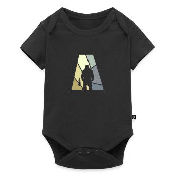 Bigfoot Lochness Yeti - Baby Premium short-sleeve bodysuit - black - Front