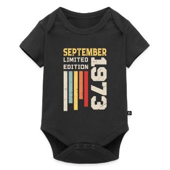 September 1973 Birthday Gift September 1973 - Baby Premium short-sleeve bodysuit - black - Front