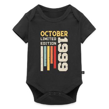 October 1999 - October 1999 Birthday Gift - Baby Premium short-sleeve bodysuit - black - Front