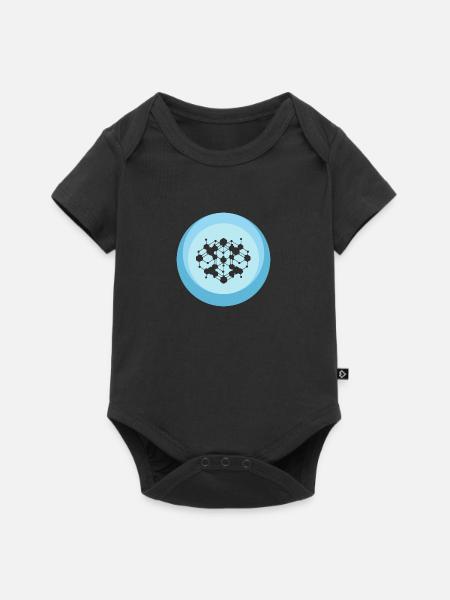 Kryptowährung Crypto Kryptowährung - Baby Premium Kurzarmbody - Schwarz
