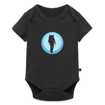 Backpacking Backpacker Pilgrims - Baby Premium short-sleeve bodysuit - black - Front