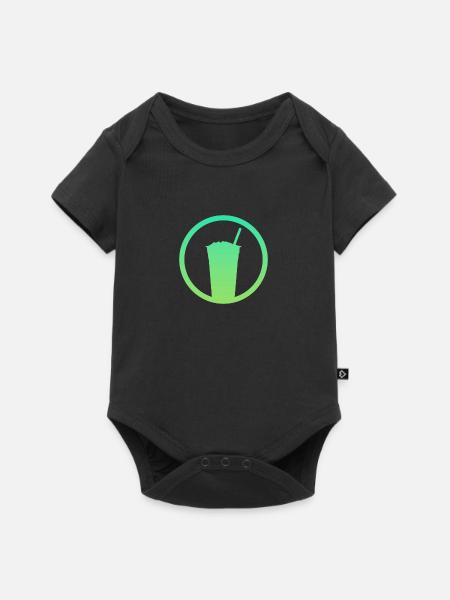 Bubble Tee Bubble Tea - Baby Premium Kurzarmbody - Schwarz