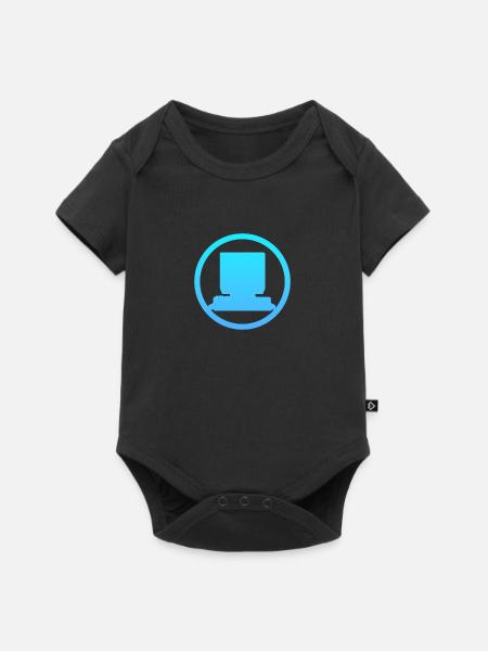 Computerarbeit Computer Internet - Baby Premium Kurzarmbody - Schwarz
