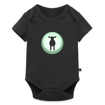 Lait de vache fermier - Body à manches courtes Premium Bébé - noir - Devant