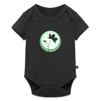 Botany Herbology Flora - Baby Premium short-sleeve bodysuit - black - Front