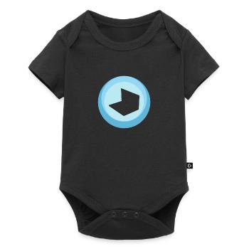 Blog Page d’accueil Blogger - Body à manches courtes Premium Bébé - noir - Devant