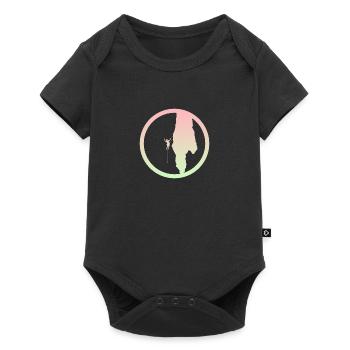 Kletterer Klettern Klettern - Baby Premium Kurzarmbody - Schwarz - Vorne