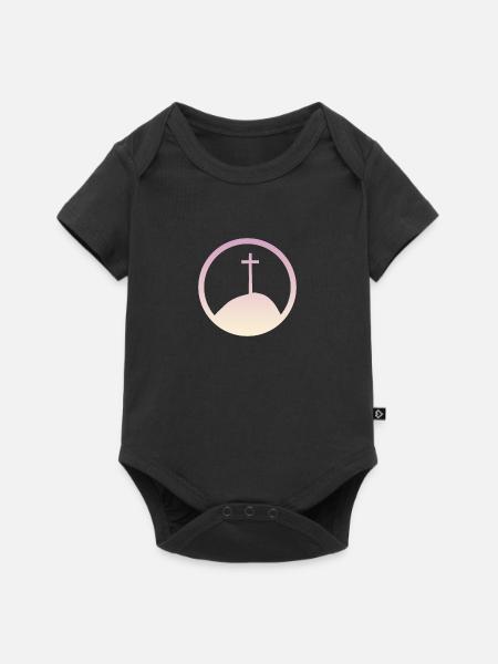 Bibelvers Christus Christus - Baby Premium Kurzarmbody - Schwarz