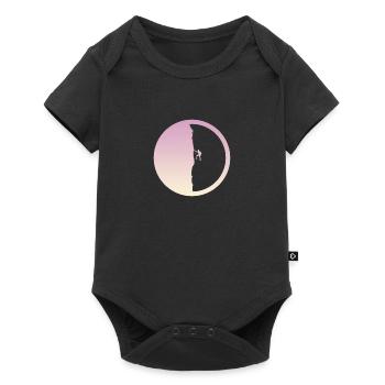 Climber Rope Climbing Mountaineering - Baby Premium short-sleeve bodysuit - black - Front