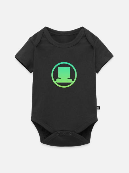 Computerarbeit Computer Gamer - Baby Premium Kurzarmbody - Schwarz