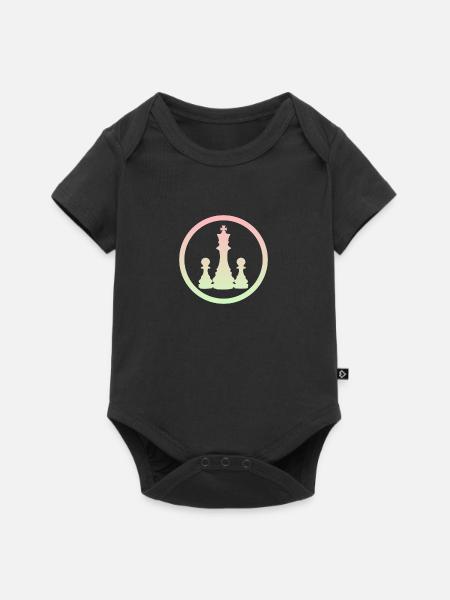 Schachmatt Schach Schachmatt - Baby Premium Kurzarmbody - Schwarz