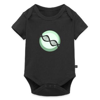 Biologie Biologe Labor - Baby Premium Kurzarmbody - Schwarz - Vorne