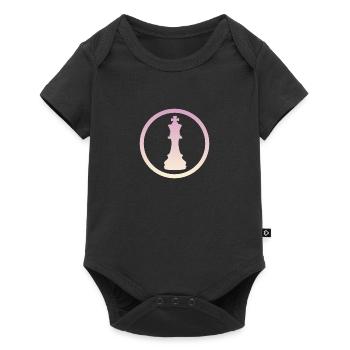 Checkmate Chess Chess Piece - Baby Premium short-sleeve bodysuit - black - Front
