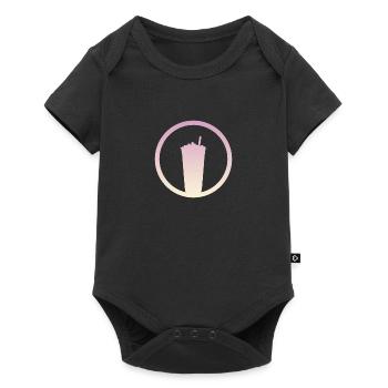 Bubble Bubble Tea Boba - Baby Premium short-sleeve bodysuit - black - Front