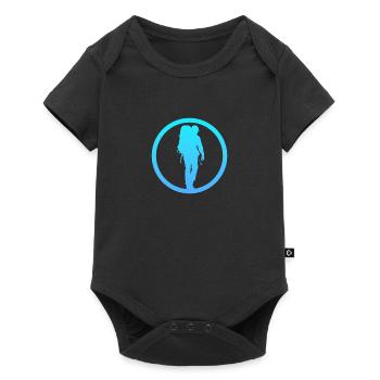 Randonnée Randonnée Backpacker - Body à manches courtes Premium Bébé - noir - Devant