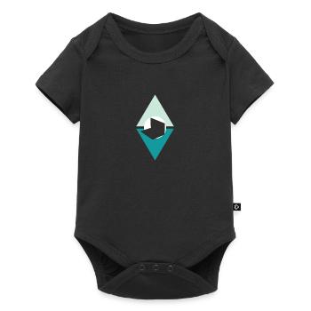 Blog Blogueur Écriture - Body à manches courtes Premium Bébé - noir - Devant