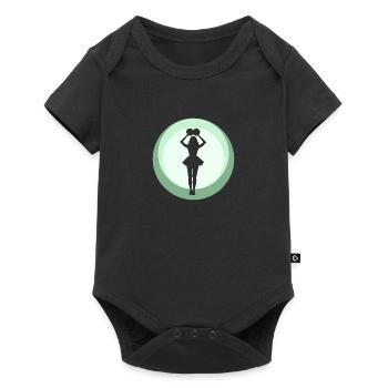 Pompon de pom-pom girl girlie - Body à manches courtes Premium Bébé - noir - Devant