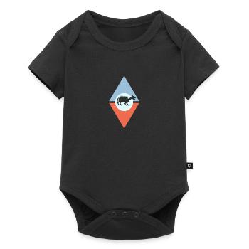 Cryptozoology Mythical Creatures Mythical - Baby Premium short-sleeve bodysuit - black - Front
