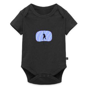 Climbing, Mountaineering, Rope Climbing - Baby Premium short-sleeve bodysuit - black - Front