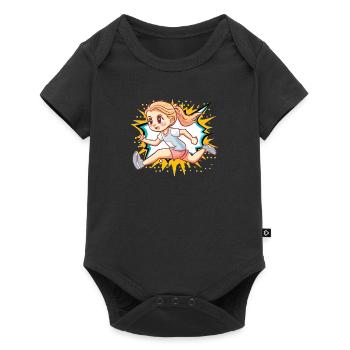 Running Sprint Endurance - Baby Premium short-sleeve bodysuit - black - Front