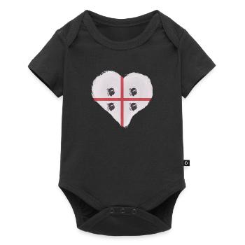 Sardinia Flag Sardinian Flag Sardegna Flag - Baby Premium short-sleeve bodysuit - black - Front