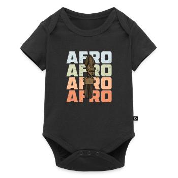 Hairstyle Culture Africa Afro History African - Baby Premium short-sleeve bodysuit - black - Front