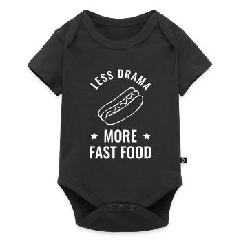 Hot Dogs Fast Food Food Gift Saying Funny - Baby Premium short-sleeve bodysuit - black - Front