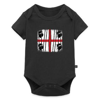 Sardinia flag Sardinian flag Sardegna flag - Baby Premium short-sleeve bodysuit - black - Front