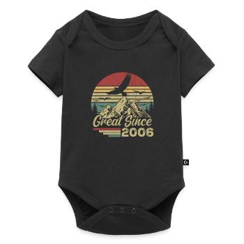 Vintage 2006 Retro 2006 Birthday Gift - Baby Premium short-sleeve bodysuit - black - Front