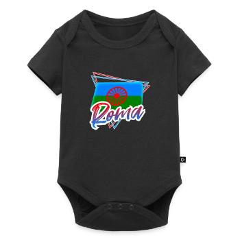 Roma - Baby Premium short-sleeve bodysuit - black - Front